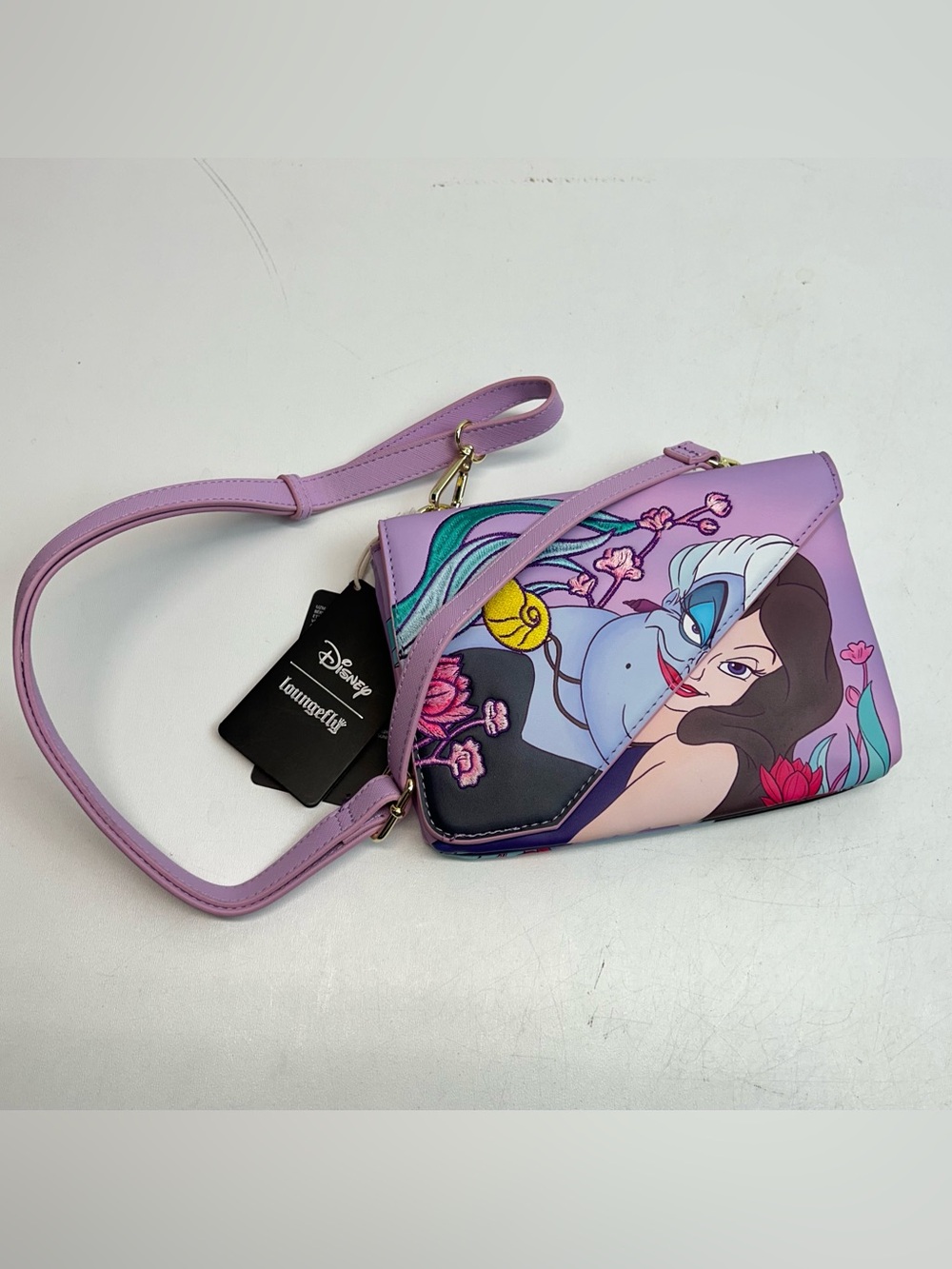 NWT Loungefly Disney Little Mermaid Ursula & Vanessa Crossbody Bag